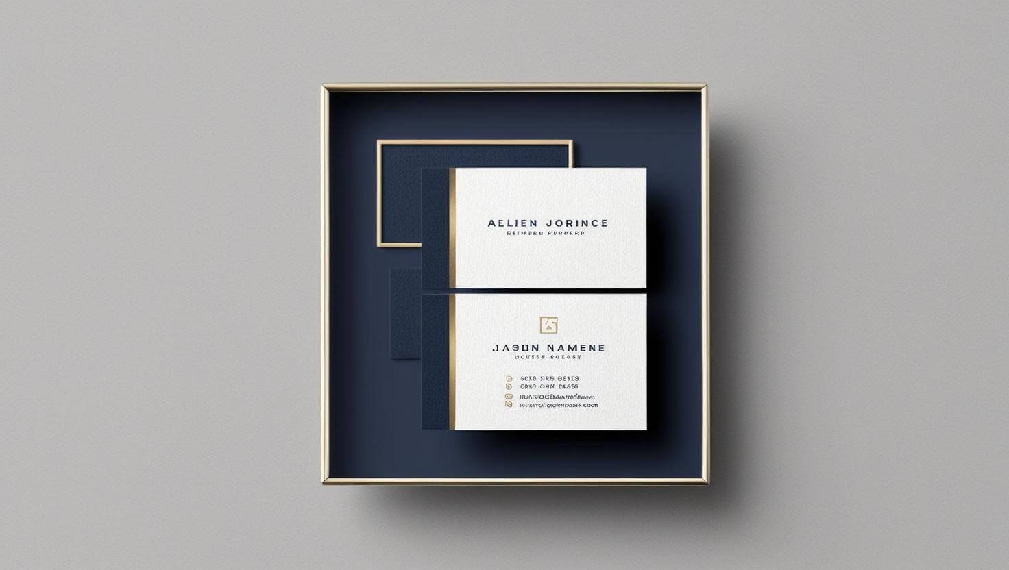 Visitenkarte mit Firmenlogo und Branding